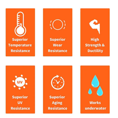 Leckreparaturband – wasserdicht, UV-beständig und superstark