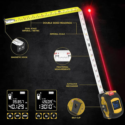 3-IN-1 DIGITALES LASER-MASSBAND