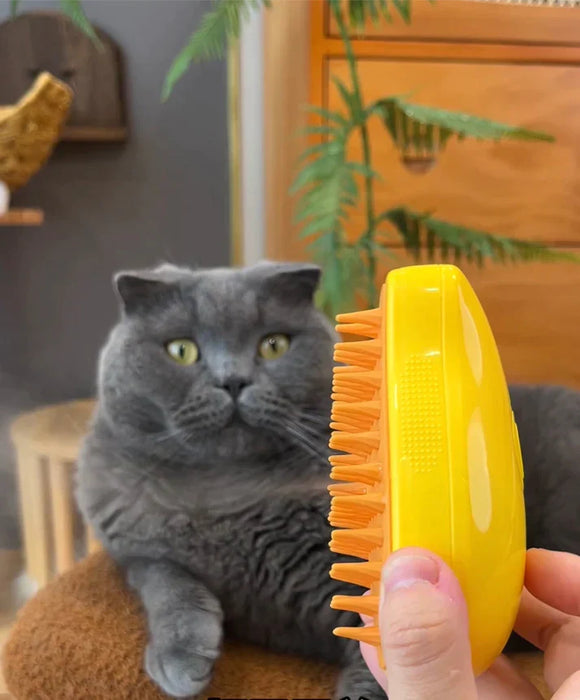 Brosse à vapeur pour chat