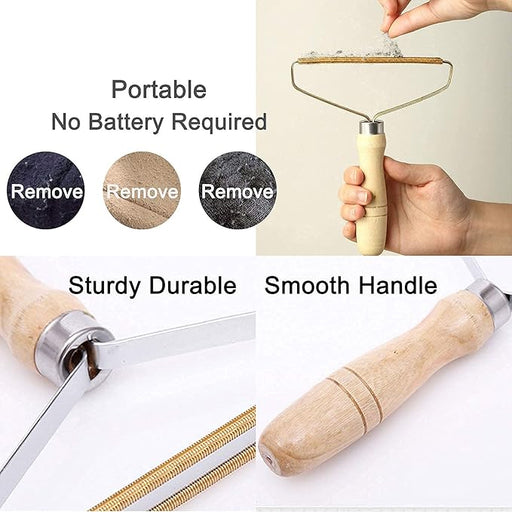 Portable Copper Lint & Pet Hair Remover