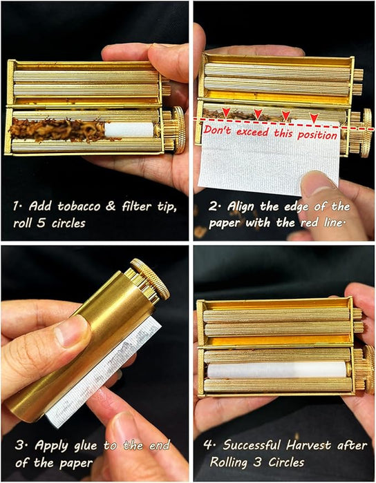 Vintage Brass Cigarette Roller