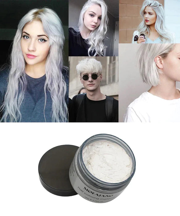 2 in 1 Stylish And Temporary Color Hair Wax