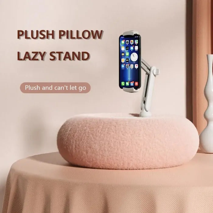 Plush Pillow Mobile Phone Tablet Holder