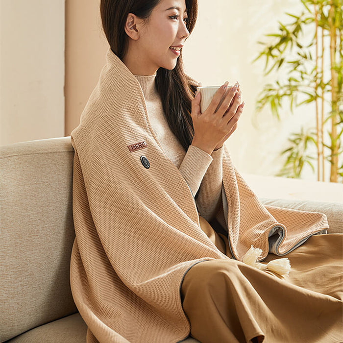 USB Heated Blanket Shawl