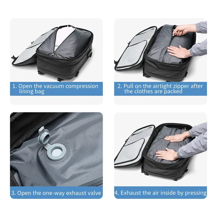 Vacuum Compression Backpack – Pack More, Carry Less