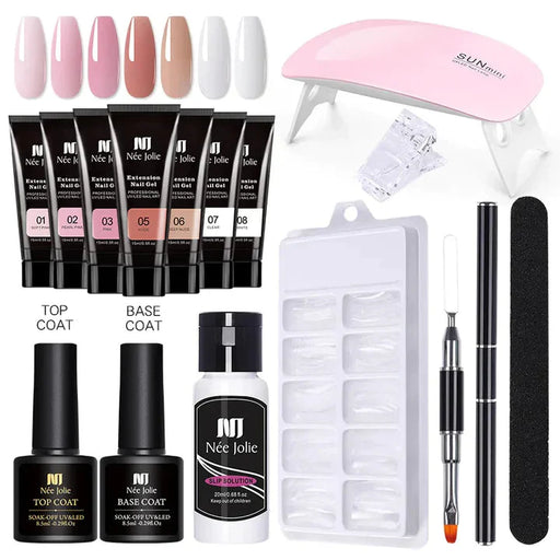 KIT DE DÉMARRAGE POUR ONGLES EN POLYGEL 