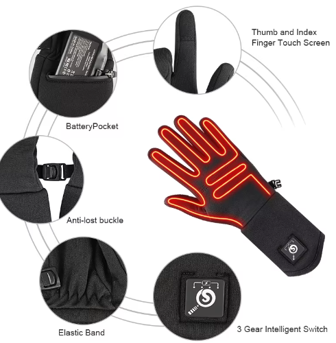 Elektrisch beheizte Handschuhe von Savior Heat – Modell S13