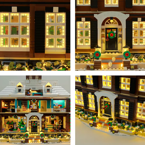 LED Light Kit for LEGO® 21330 Home Alone Model