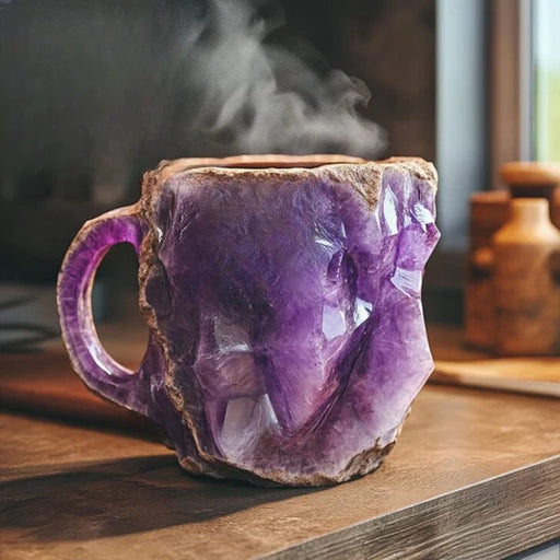 Nouvelles tasses à café en cristal minéral