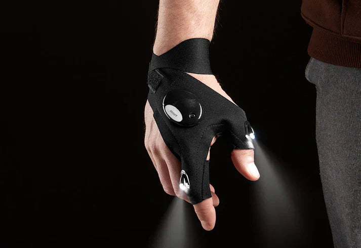 LED Half Finger Glove for Men and Women