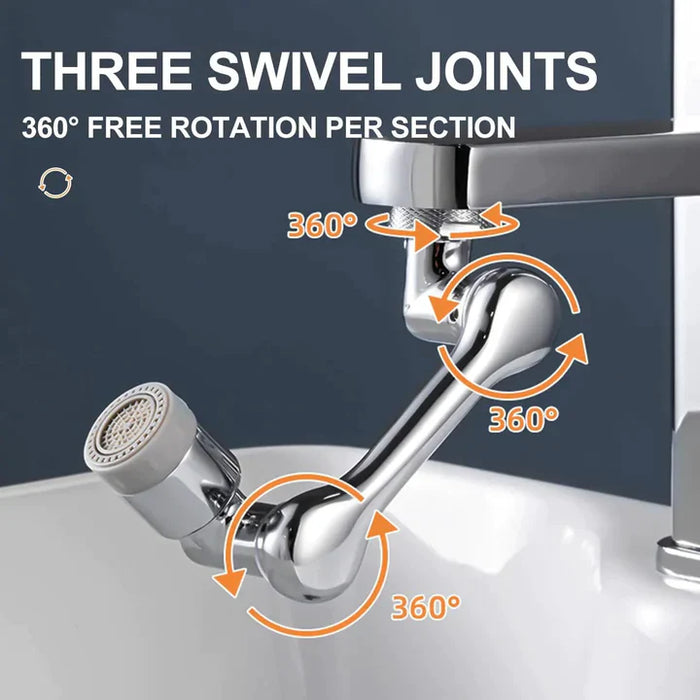 Rallonge de robinet rotative à 1080°