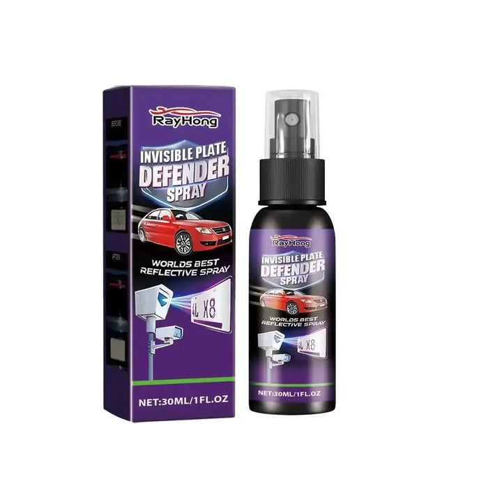 Spray de protection invisible pour plaque d'immatriculation