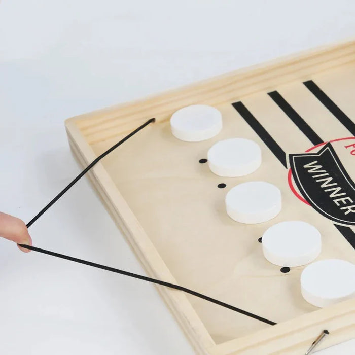 Jeu de hockey sur table en bois