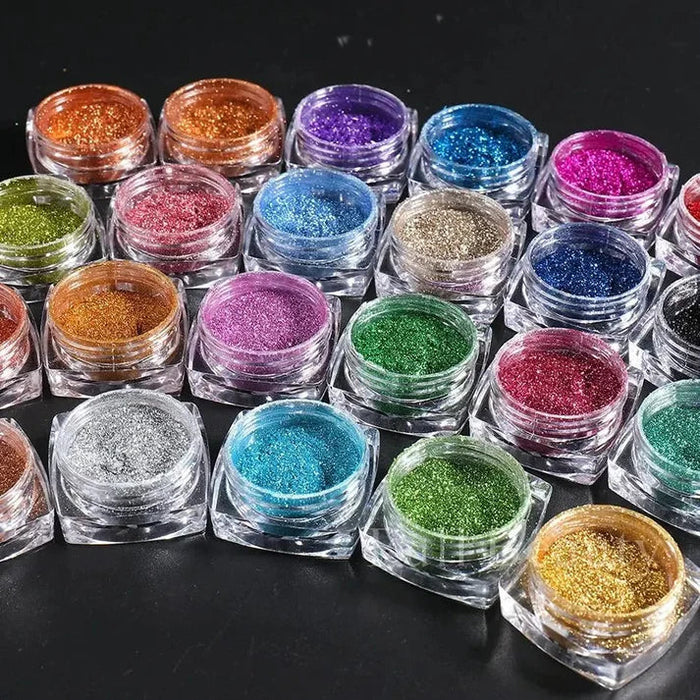 23 Colors Metallic Chrome Nail Powder