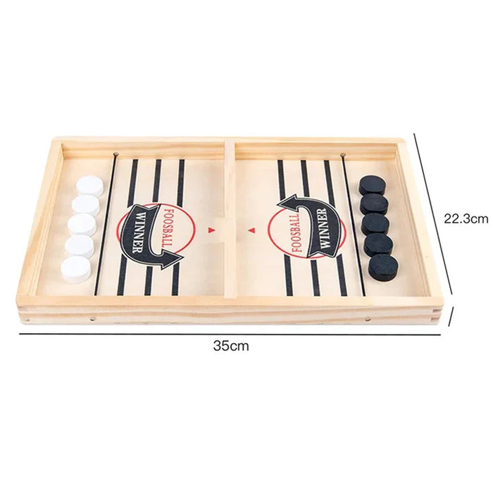 Jeu de hockey sur table en bois