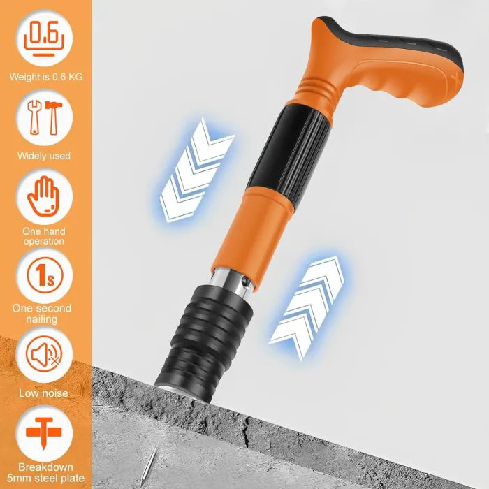 High-Power Concrete &amp; Steel Nail Gun